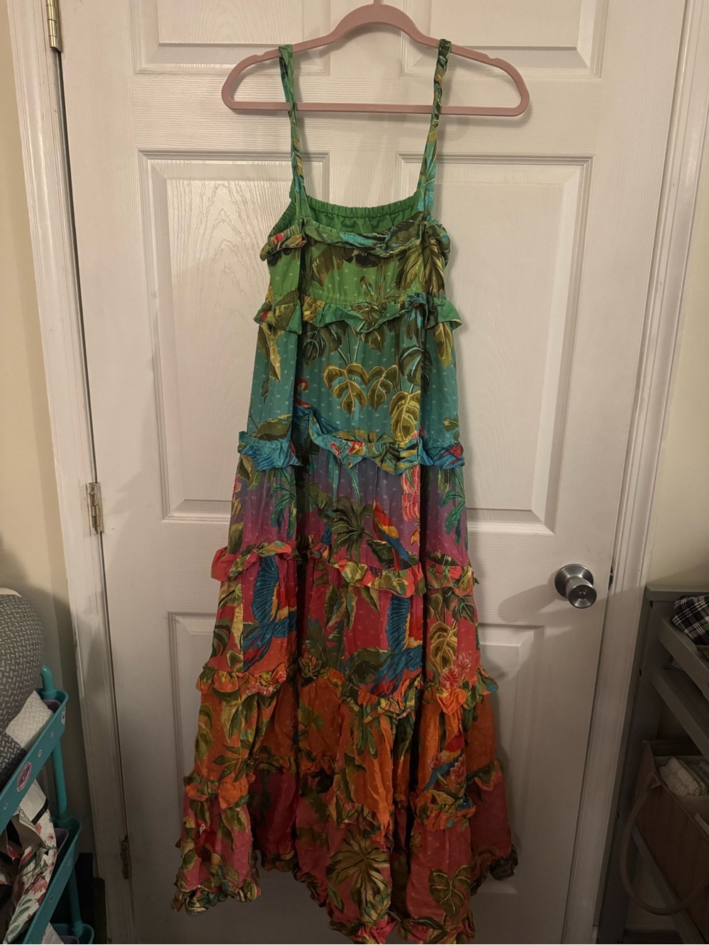 FARM Rio Ombré Forest Maxi Dress